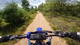 Oscoda Trail Ride on my YZ250f [upl. by Okkin146]