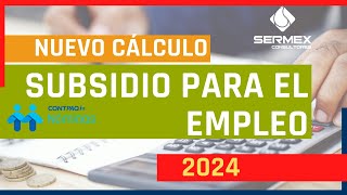 Cálculo Decreto Subsidio al Empleo 2024 en CONTPAQi Nóminas [upl. by Wirth]