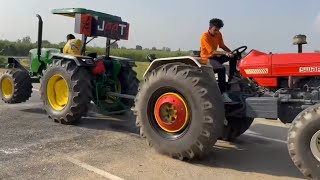 Nishu deshwal na lgai 1 lakh ki srat sonu Malik k sath johndeere 5210 vs swaraj 855 viralvideo [upl. by Onilegna948]