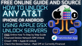 ATampT iPhone IMEI Scan How To Check if ATampT Phone is Paid Off or Financed ESN Status for Unlock FMI [upl. by Darcie]