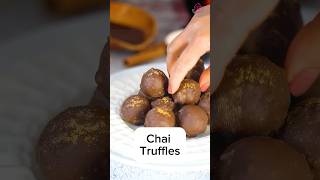 Chai Truffles in 5 Mins The Perfect Chai Dessert You Need to Try recipe dessert shortsvideo [upl. by Jaquiss]