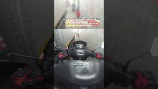 Trik lolos dari jalan yang sempit 1turunkan kaki 2lipat spion riding motovlog [upl. by Kcirad]