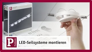 LED Seilsystem – flexibel spannen und einfach befestigen [upl. by Lleval]