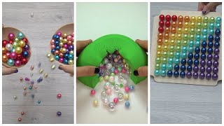 ASMR Beads Bells Balls Oddly Satisfying Reverse Video [upl. by Aniluap]