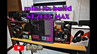 Cooler master NR200p MAX itx build with Asus B650ei and the Ryzen 7 7800x3d [upl. by Erskine184]