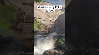 Montmorency falls quebec waterfall [upl. by Ayortal]