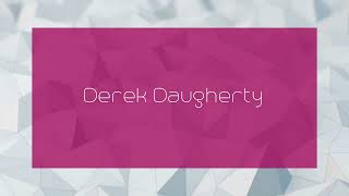 Derek Daugherty  appearance [upl. by Ahsrats]