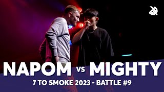 NaPoM 🇺🇸 vs Mighty 🇰🇷  GRAND BEATBOX BATTLE 2023 7 TO SMOKE  Battle 9 [upl. by Golter]