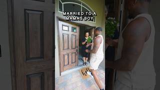 Mamas boy 😒😌 mamasboy marriedlife marriage relationship relatable [upl. by Ylremik]