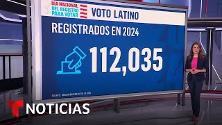 Un número récord de latinos se registró desde que Kamala Harris se convirtió en candidata [upl. by Elgar]