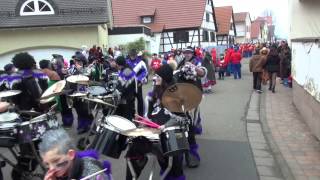 Fasnachtsumzug Hagenbach Kreis Germersheim Germany 1722015 T11 [upl. by Marylou171]