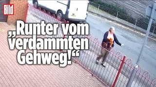 Frau drängt Radfahrerin von Gehweg – tot [upl. by Cowley]