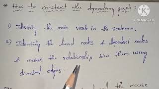 6 Dependency parsing representation of Syntactic Structure nlp  naturallanguageprocessing [upl. by Forland]