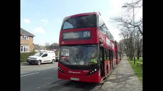 Enviro 400 City Stagecoach London 84140 LF70YVS Route 174 Sitting at Harold Hill Dagnam Park Square [upl. by Imekawulo81]