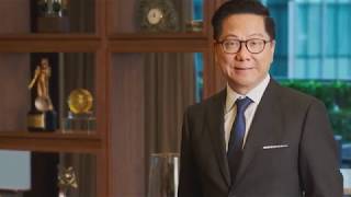 The chairman of the Alliance Global Group Dr Andrew L Tan [upl. by Chaworth]