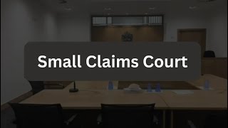 Small Claims Court Fees and process ccj courtaction smallclaimscourt debt [upl. by Esinehs334]