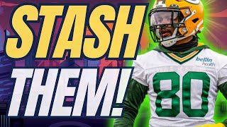 15 MUST STASH WIDE RECEIVERS IN DYNASTY  2024 Dynasty Fantasy Football [upl. by Hannala]