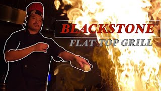 PRO HIBACHI CHEF gets a BLACKSTONE griddle [upl. by Okiruy]