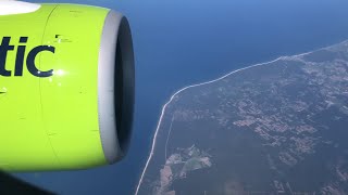 AirBaltic Latvija Rīga Lidojums No Augšas Aeronautika 2018 HD 4K [upl. by Enelyad]