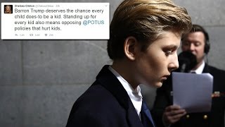 Chelsea Clinton Comes To Barron Trumps Rescue While Attacking Donald [upl. by Blanch714]