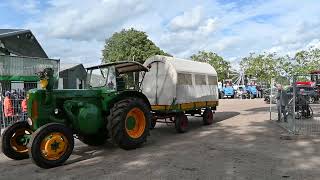 Tractors parade after Historic Tractor Show Panningen 2023 organized by HMT KLEP [upl. by Raquel]