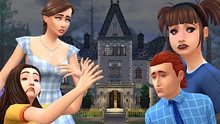 I made my sims live in the most haunted house possible  Sims 4 haunted house [upl. by Oah978]