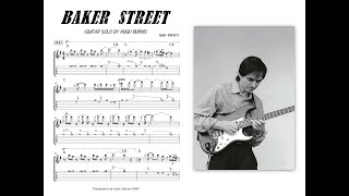 Baker Street guitar solo by Hugh Burns gerryrafferty guitarsolo [upl. by Glynda496]