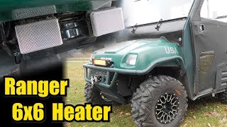 Polaris Ranger 6x6  Heater Install [upl. by Eniamrahs]