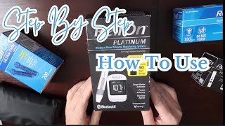 ReliOn Platinum Glucose Monitoring System Step By Step How To Use howto diabetes Relionwalmart [upl. by Gere]