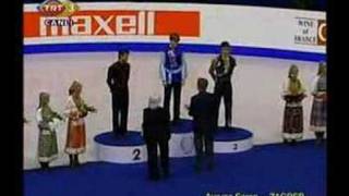 men medal ceremony 2008 Euros championship Figure Skate [upl. by Pilloff]