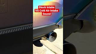 Stock intake VS Cold Air Intake Sound corolla [upl. by Sundberg240]