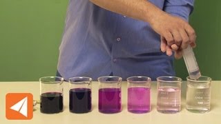 Potassium permanganate and dilution  Molecular Structure  Chemistry [upl. by Zeb]