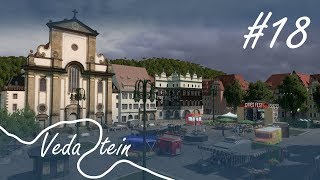 Cities Skylines Vedastein 18  The Big Market Square [upl. by Aara]