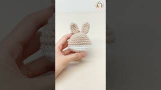 Amigurumi Bunny  Full video tutorial is on my channel  Crochet Amigurumi Rabbit Tutorial [upl. by Arther717]