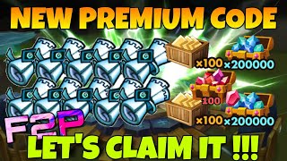 NEW PREMIUM CODE  LETS CLAIM IT  SUMMONERS WAR [upl. by Nelram]