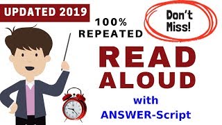 PTE Read Aloud Practice With Answer script  PTE Acadamic Exam [upl. by Olaf577]