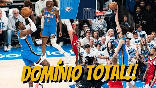 Thunder DOMINA e abre 2 A 0 contra o Pelicans   OKC vs Pelicans Análise [upl. by Nosilla]