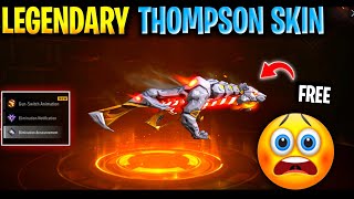 New Legendary Thompson Skin Booyah Ring 🤑  Cyber Claws Powerful Thompson Skin 😨 shorts short [upl. by Stanhope857]