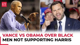 JD Vance vs Barack Obama over former President hectoring black men to support Kamala Harris [upl. by Joya]