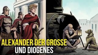 Die AUSSERGEWÖHNLICHE Begegnung zwischen Alexander dem Großen und Diogenes dem Zyniker [upl. by Auqinal938]