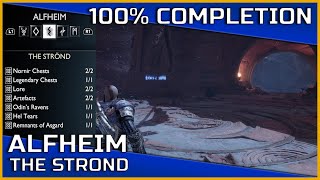 God of War Ragnarök  The Strond Alfheim  100 Completion [upl. by Asenaj]