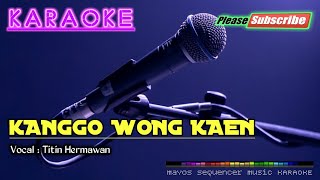 KANGGO WONG KAEN Titin Hermawan KARAOKE [upl. by Aiekahs162]