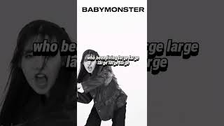 CLICK CLACK  BABYMONSTER 🎧🎼 music trending pop kpop babymonster clickclack vibes [upl. by Nnayram205]