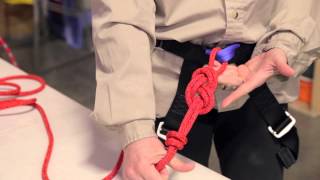 Climbing Knots Tutorial  Figure Eight Clove Hitch Overhand on a Bight [upl. by Norabel]