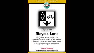 Essential Road Signs You Must Know for Your Driving Test  drivingtest learn canadiandrivingtest [upl. by Bucher70]