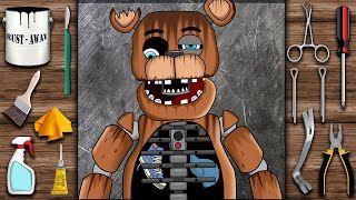 ASMR Freddy Fazbear Repair  FNAF Animation  Five Nights At Freddy’s [upl. by Hunt888]