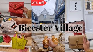 Bicester Village Luxury Outlet Shopping  Huge Sale up to 70 Off  Gucci YSL Coach MK Chloe [upl. by Rinee414]