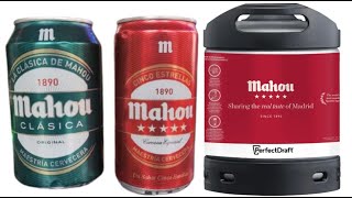 Philips Perfectdraft Pro Mahou Triple 48 amp 55 ABV CLASICA 2X Spain Brewed Cans [upl. by Runkle833]