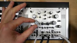 DUAL UNDULA OSCILLATOR Stereo signal processor Part 2 [upl. by Petronella429]