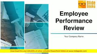 Employee Performance Review Ppt Powerpoint Presentation Complete Deck With Slides [upl. by Algy]